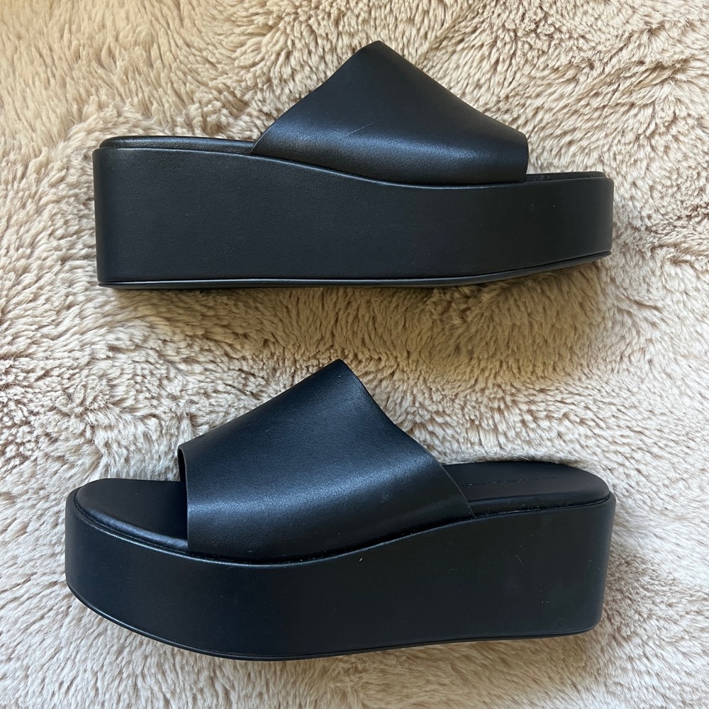 Black Platform Sandals